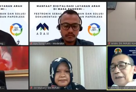 Webinar Sosialisasi Festronik oleh PT. Arah Environmental Indonesia